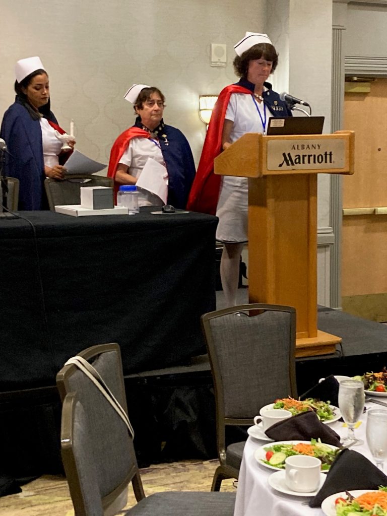 Nurses Squad ceremony during 2023 NYSIDDDNA Annual Conference.
